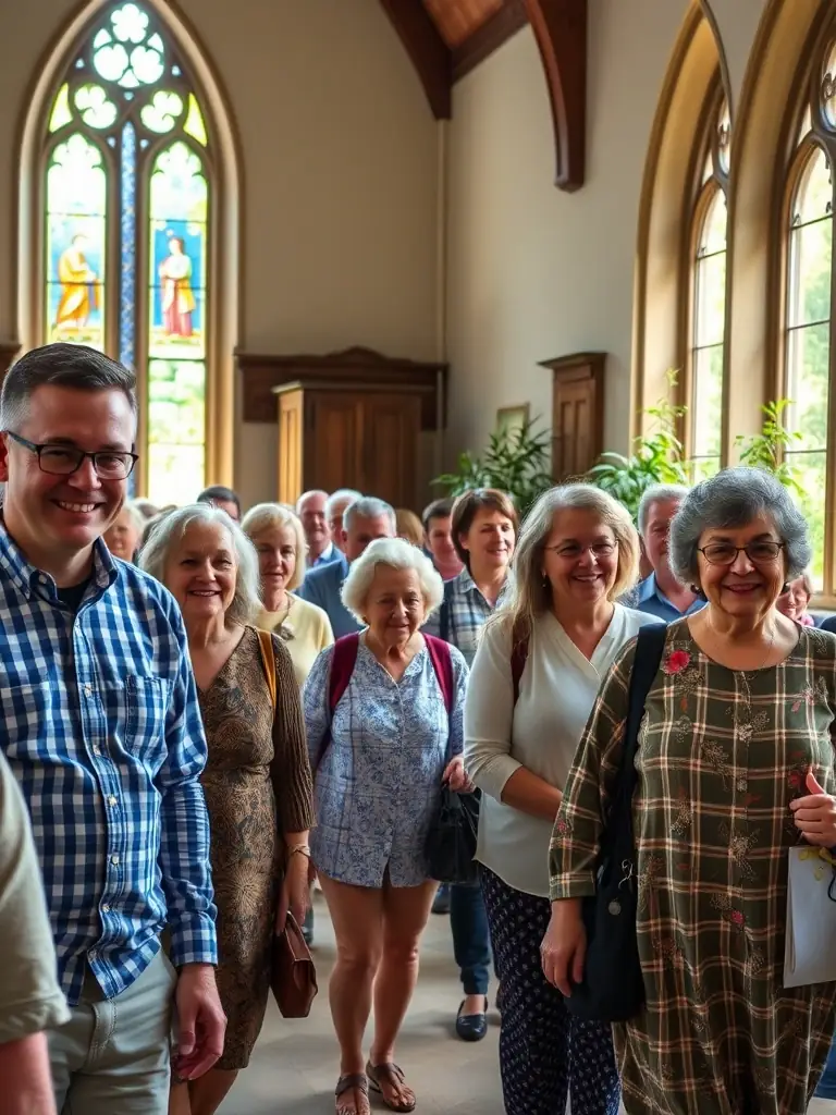 A photograph of a community outreach event organized by LES AMIS DE L'ORGUE DE PLEAUX, showcasing the organization's efforts to engage with the local community.